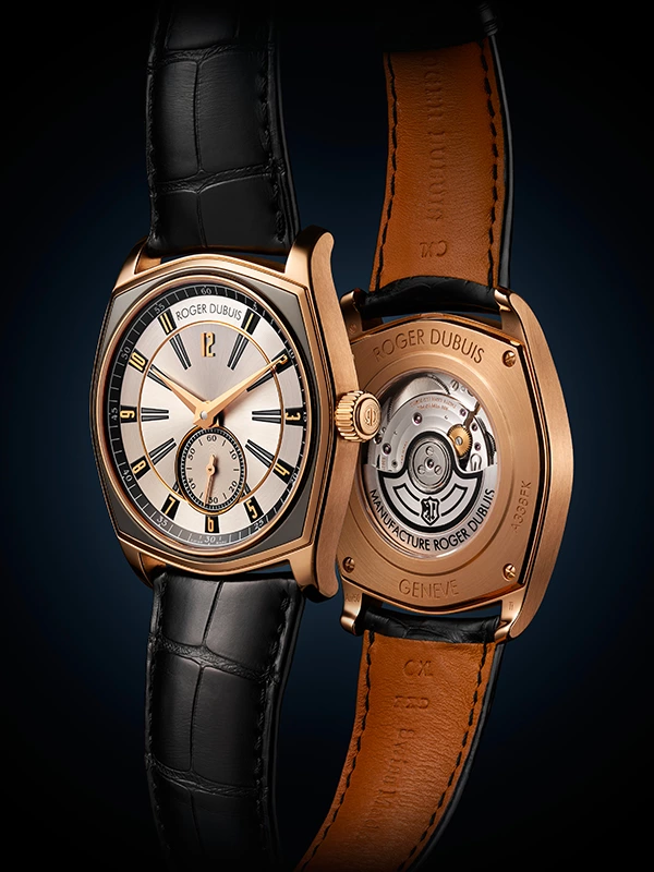 Mini Packshot Roger Dubuis La Monégasque Bracelet Marron et Noir