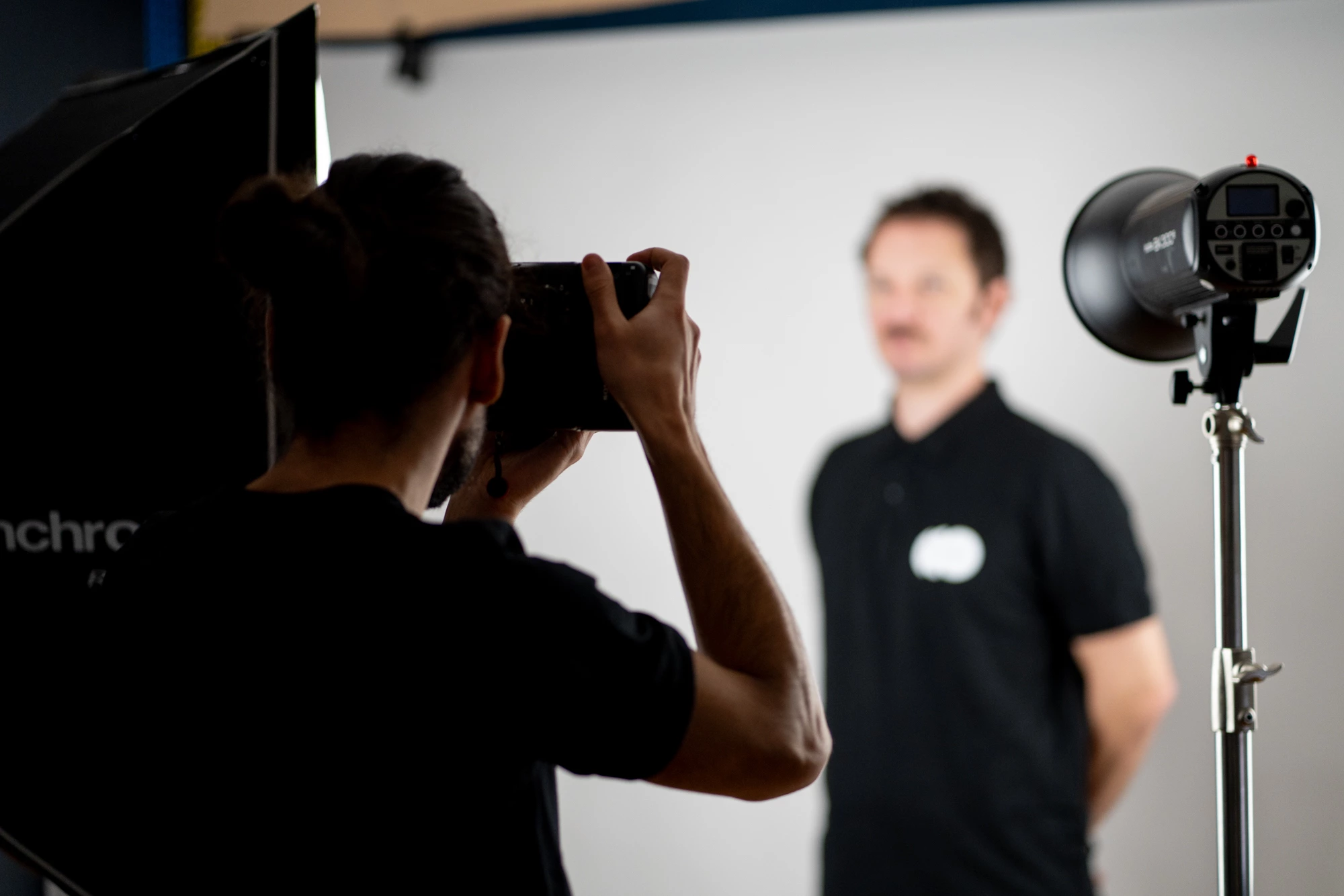Backstage photographie de portrait