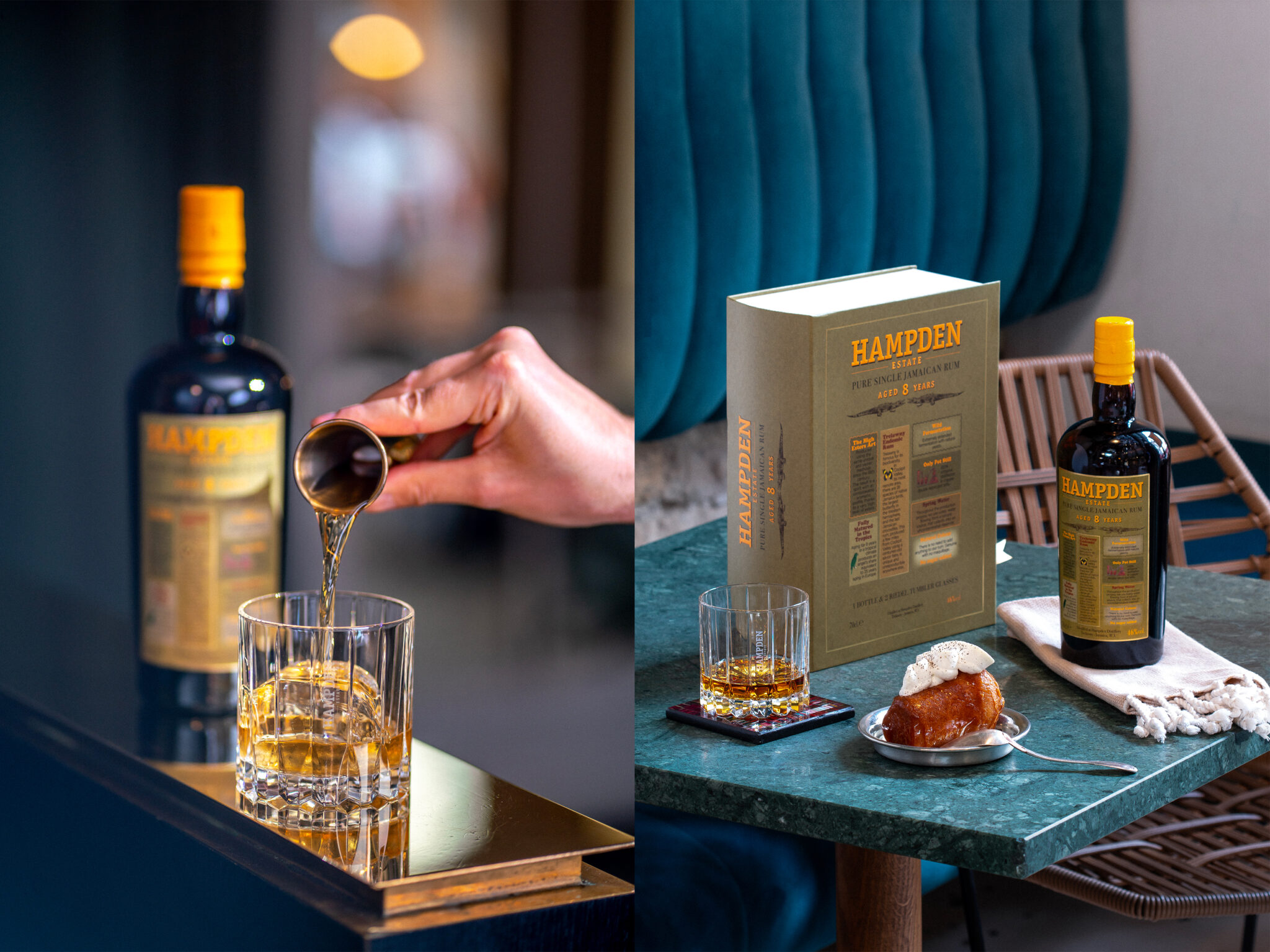 Deux mises en scènes différentes photo de whisky