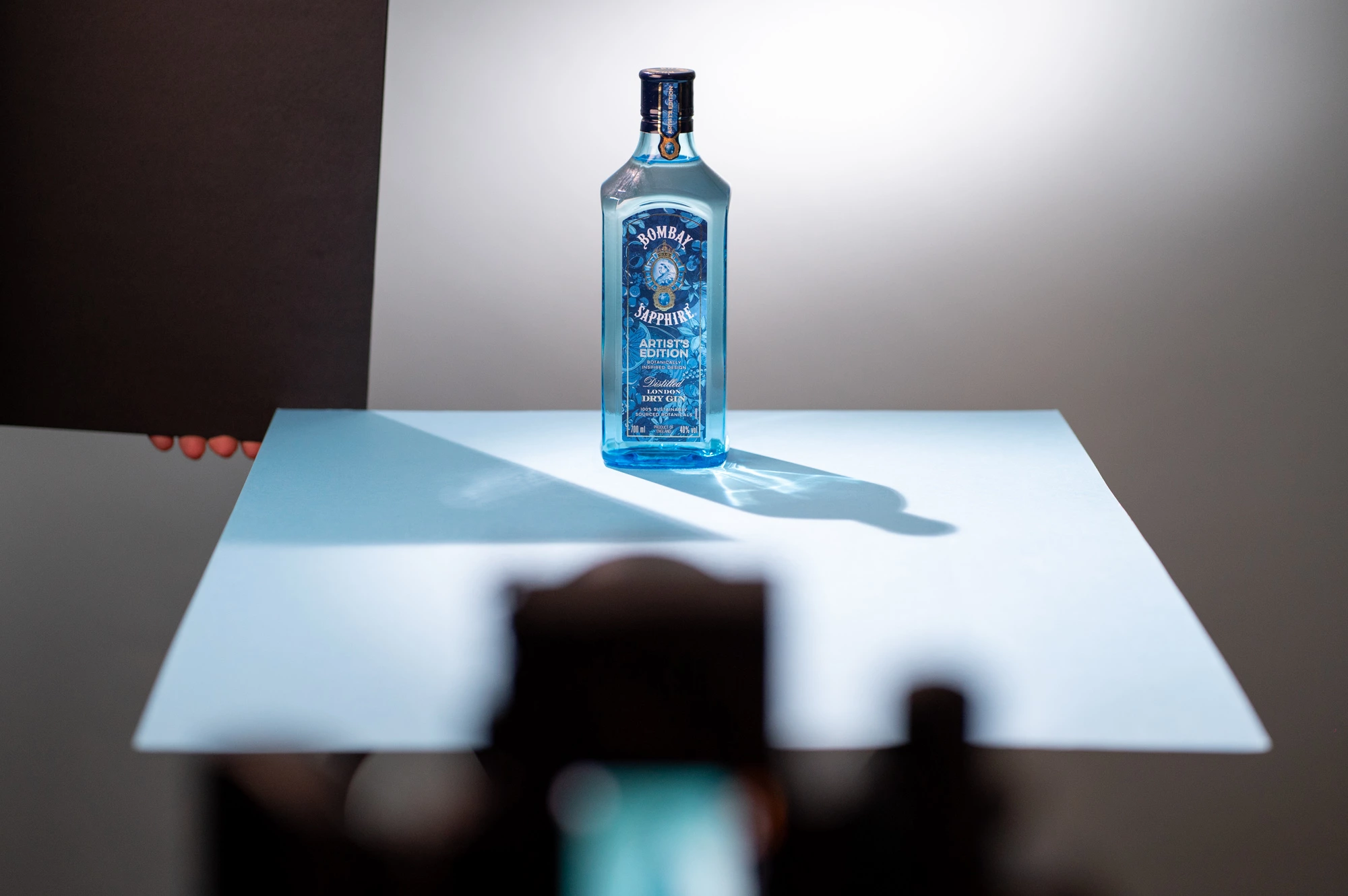 Photographie backstage shooting d'un Gin