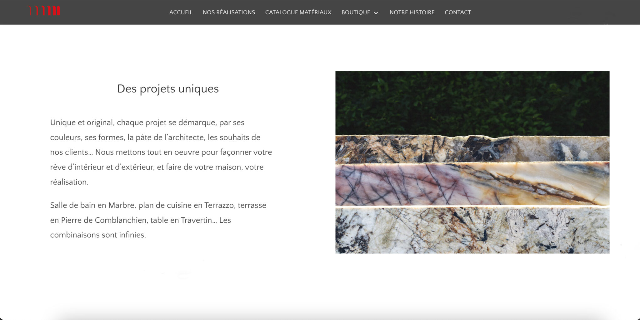 Utilisation Photo Décomarbre sur leur SIte