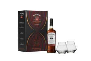 Composite de packshot du coffret Bowmore