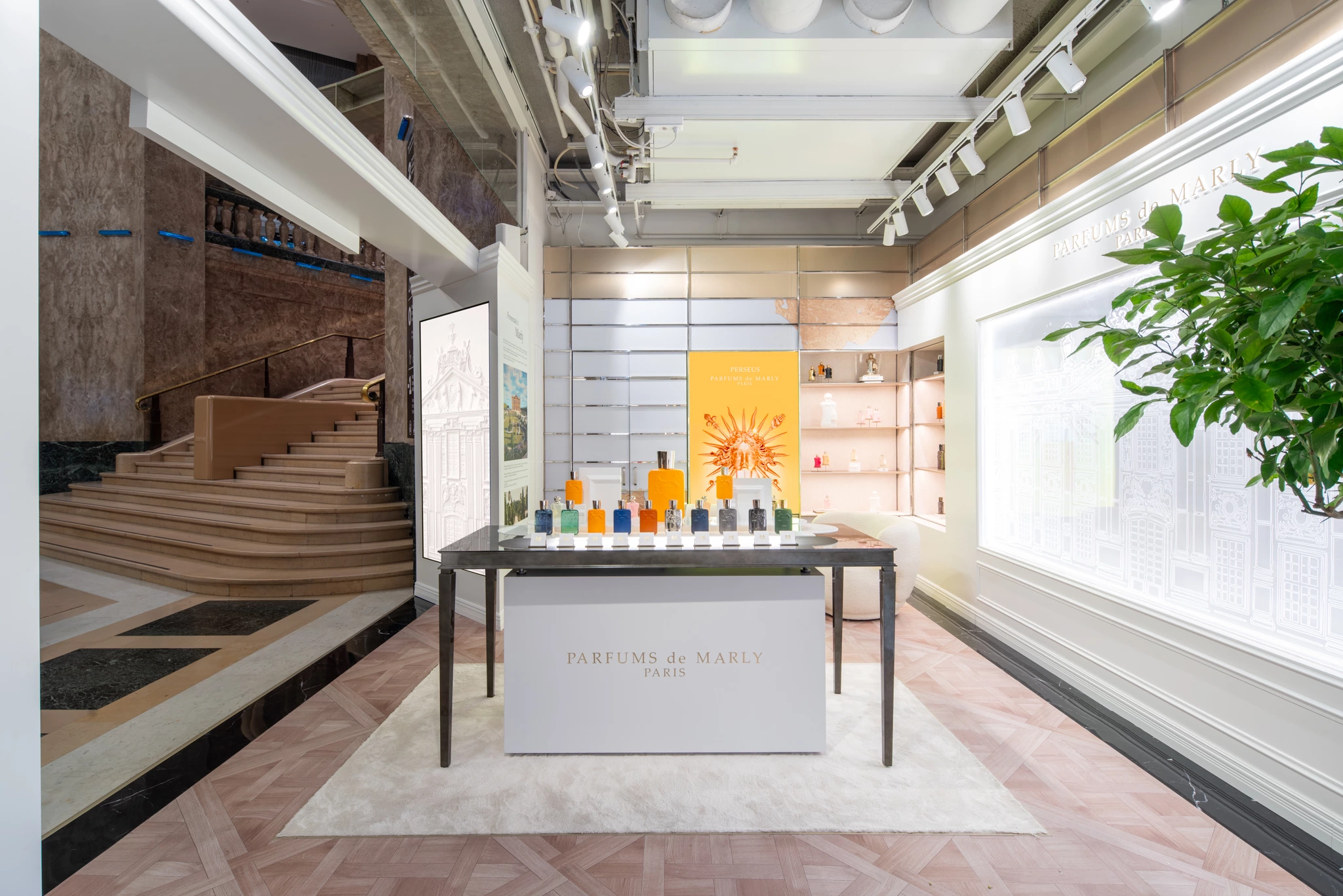Photographie shop-in-shop des Parfums de Marly au Galeries Lafayette 7