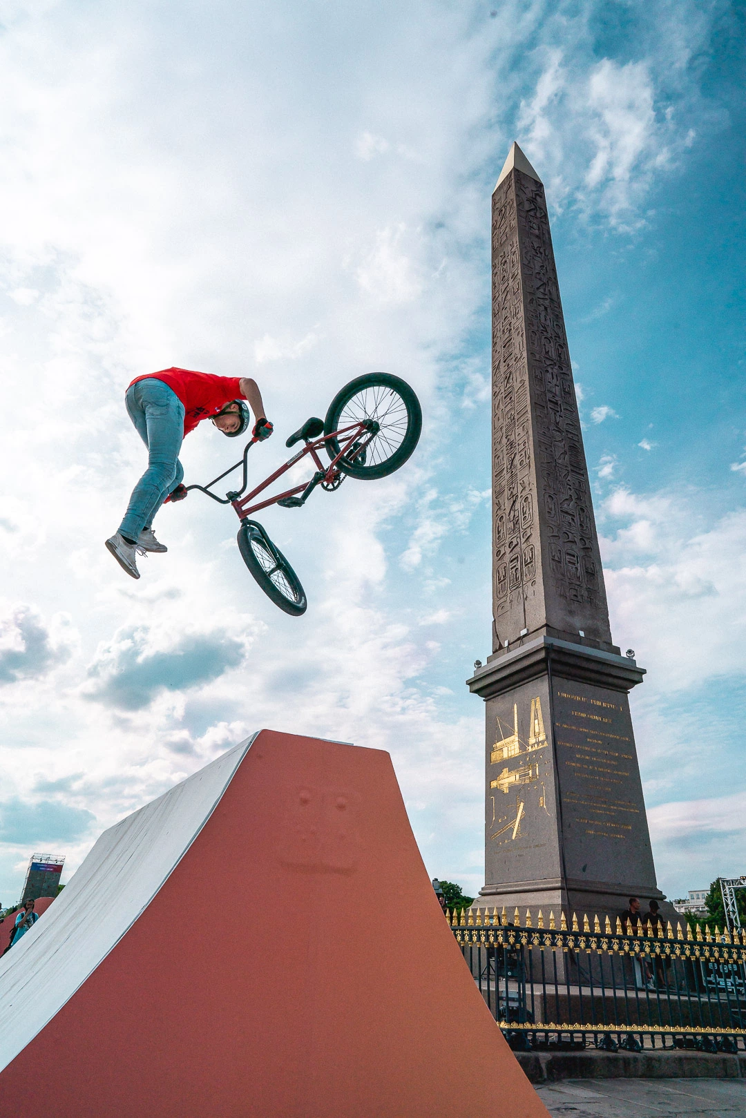 photographe évènementiel jeux olympique paris 2024 paris concorde, BMX