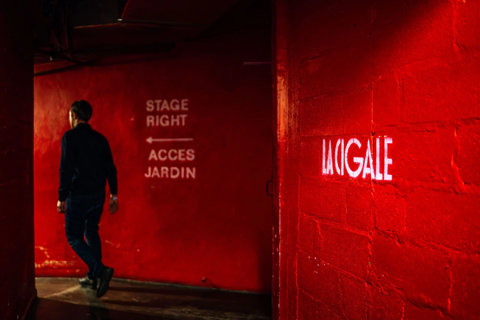 Photographie des couloirs de La Cigale