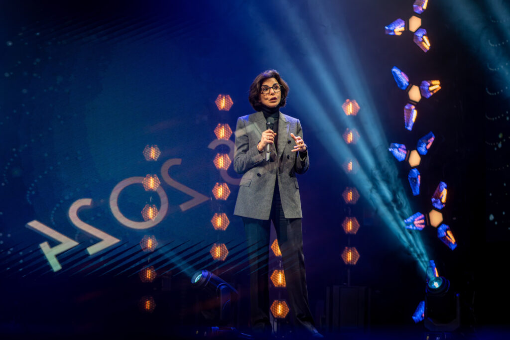 Rachida dati sur la scène des pégase 2024
