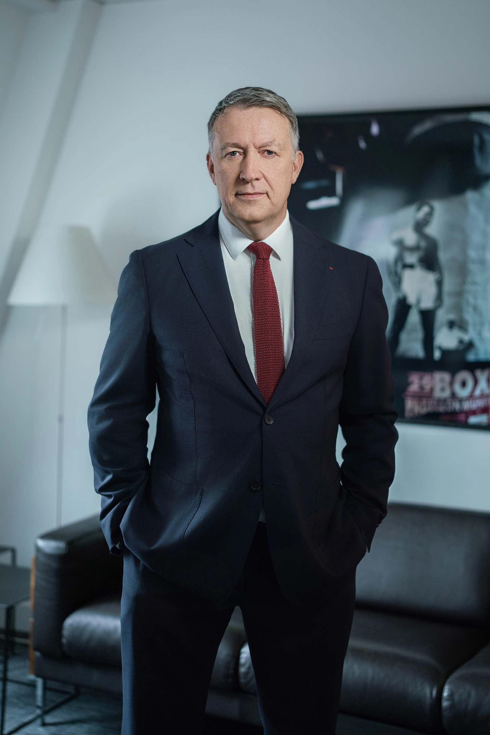 Portrait corporate dans un bureau d'un dirigeant de RMT