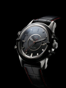 Packshot Phénix bracelet noir de 3/4