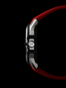 Packshot Phénix bracelet caoutchouc de côté