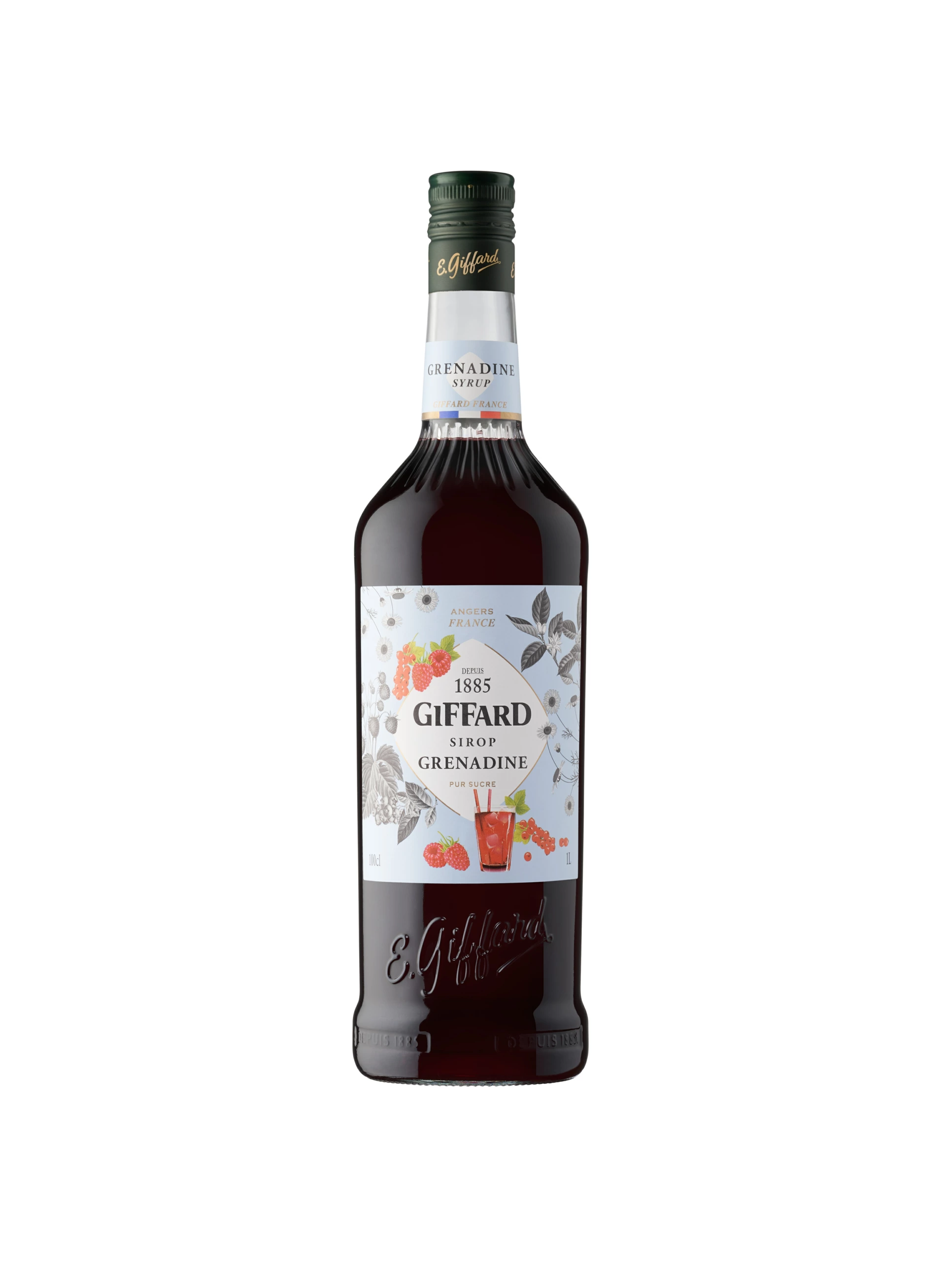 Packshot du sirop grenadine Giffard