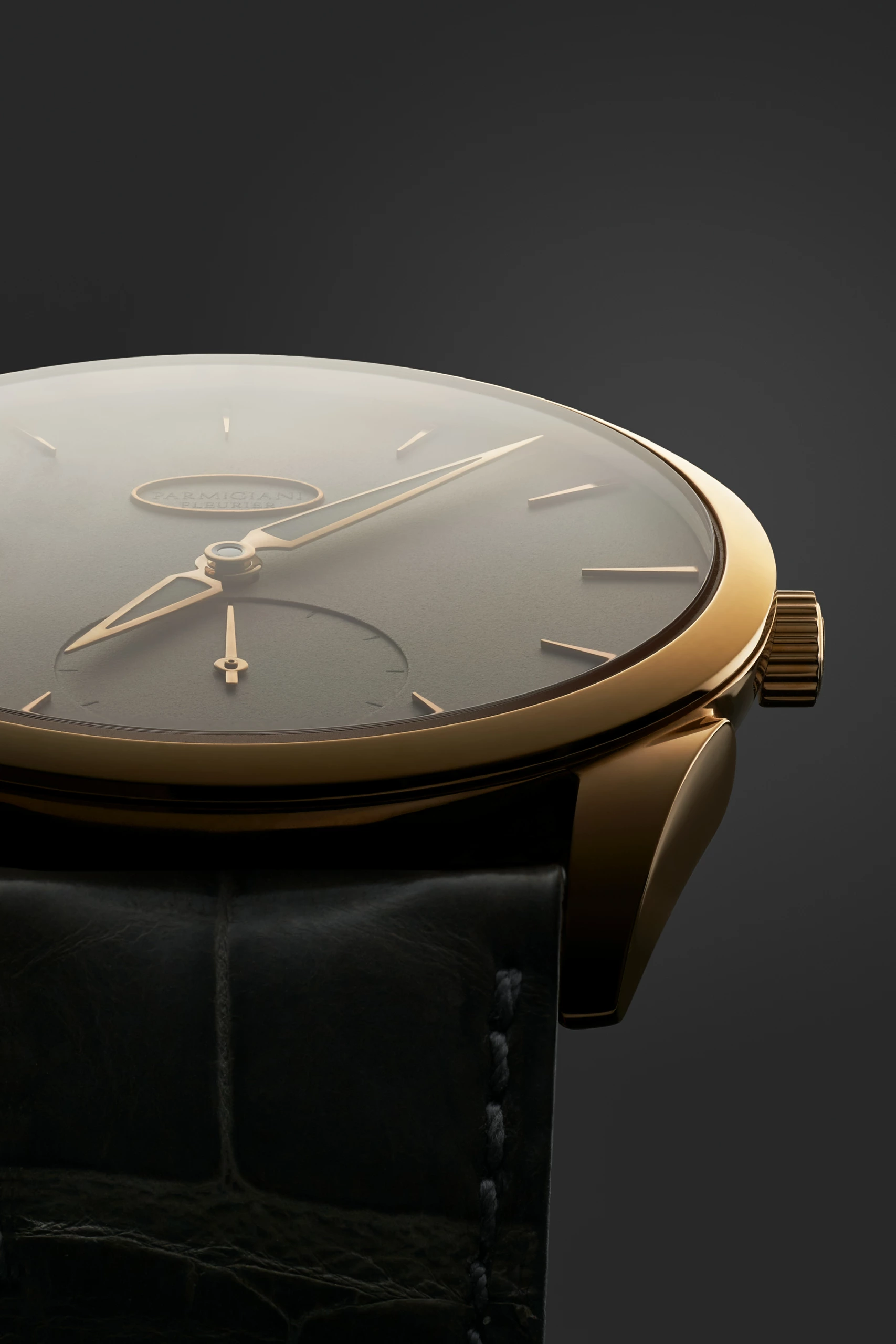 Photographie macro d'une montre Parmigiani