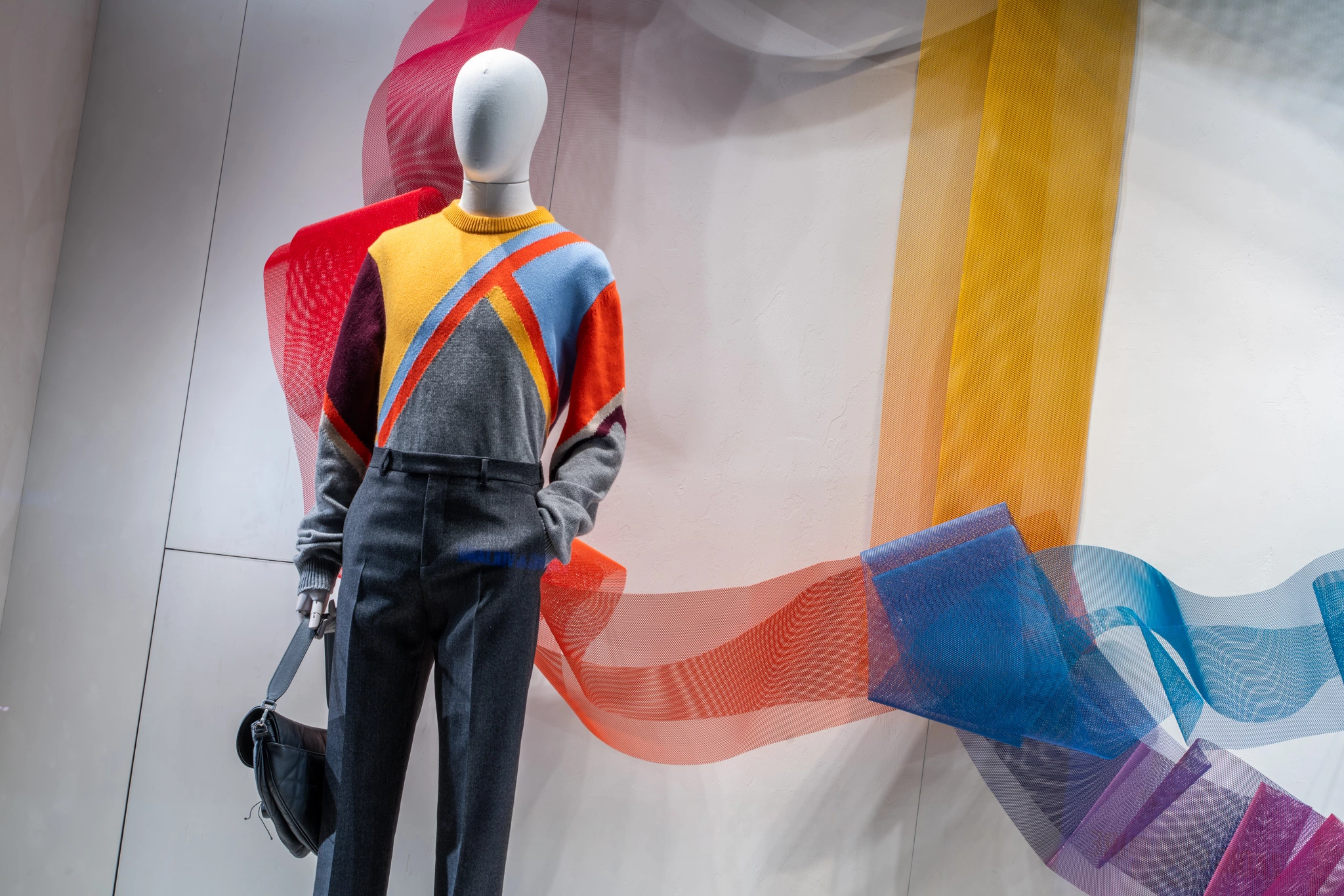 Photographie intérieur de la Vitrine Dior pour In Luce