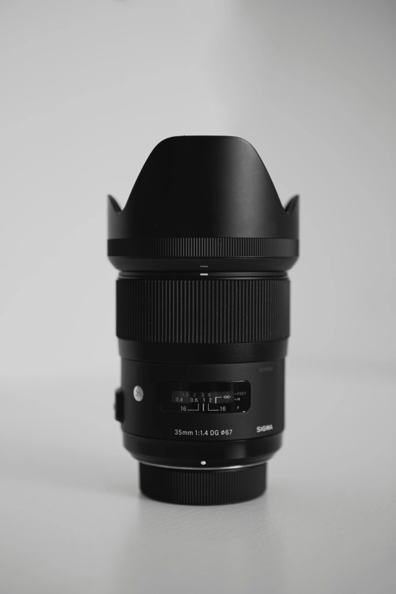 Packshot objectif photo