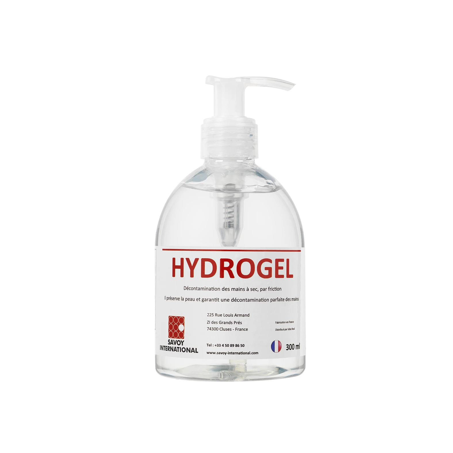 Packshot de gel hydroalcooliques