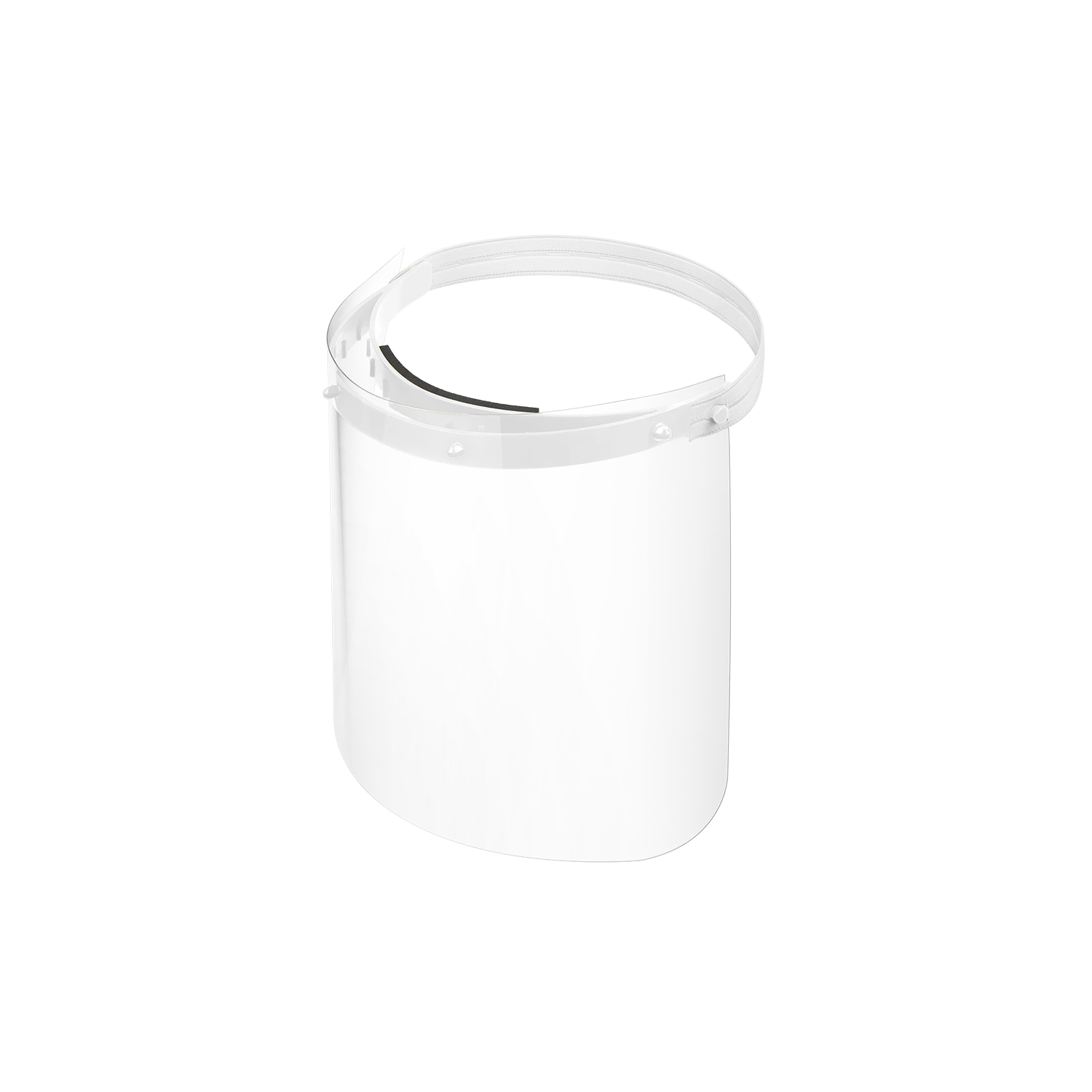 Packshot d'une visière en plastique