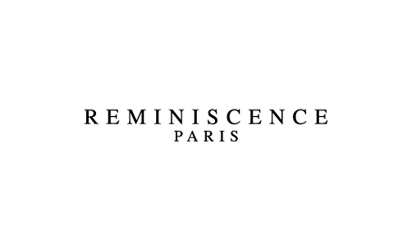 Logo du studio présentant "REMINISCENCE" en caractères gras et majuscules au-dessus de "PARIS", aligné au centre sur un fond blanc uni.